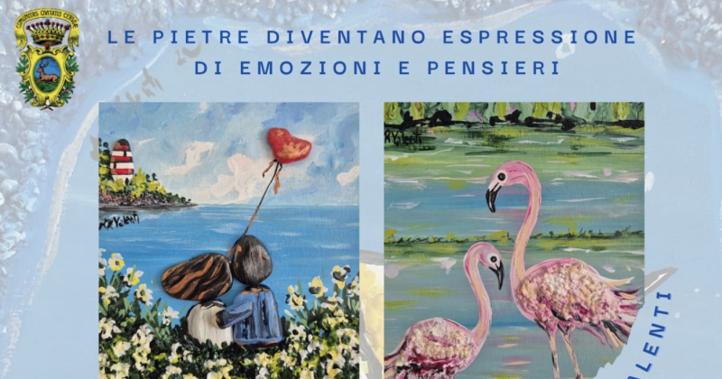 Mostra d'Arte - I quadri con le Pietre di Maria Rosaria Valenti